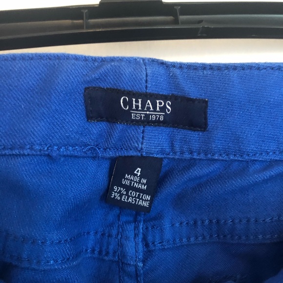 Royal Blue Straight Leg Jeans - Picture 5 of 6